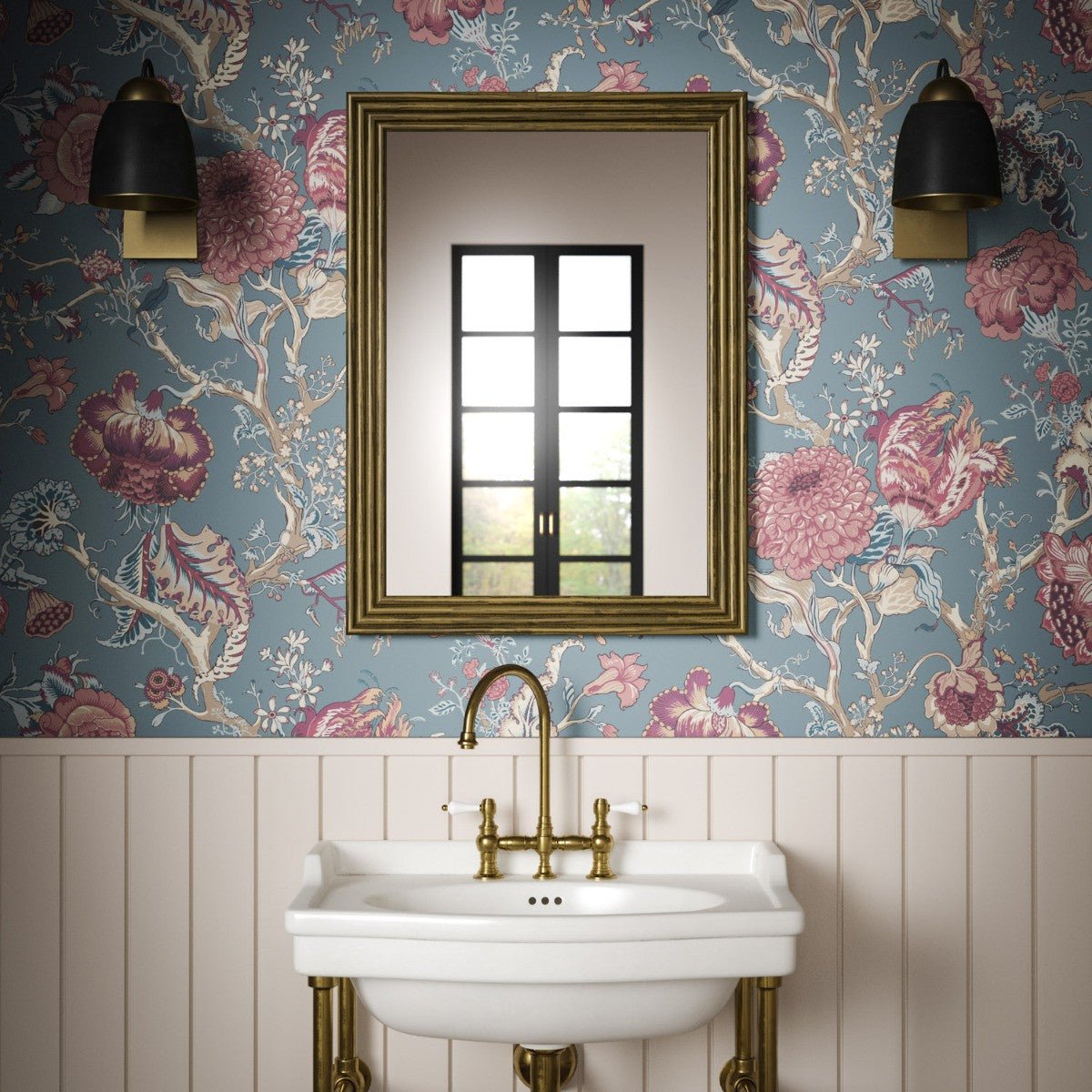 Jannah Wallpaper - Storm - Warner House - Premier Wallcovering