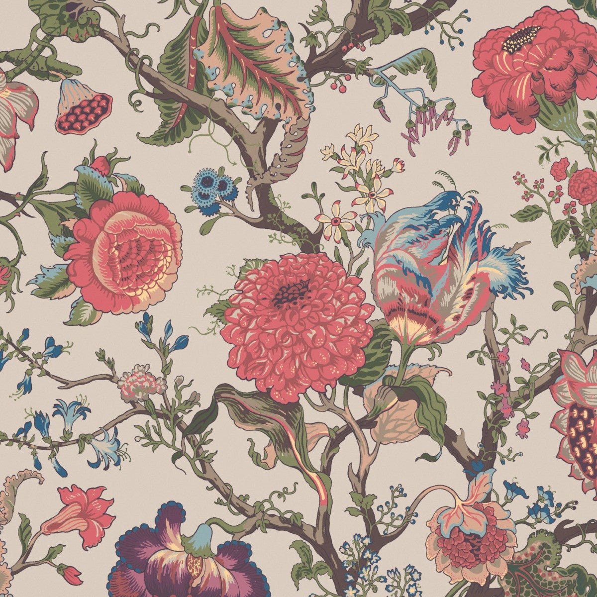 Jannah Wallpaper - Stone - Warner House - Premier Wallcovering