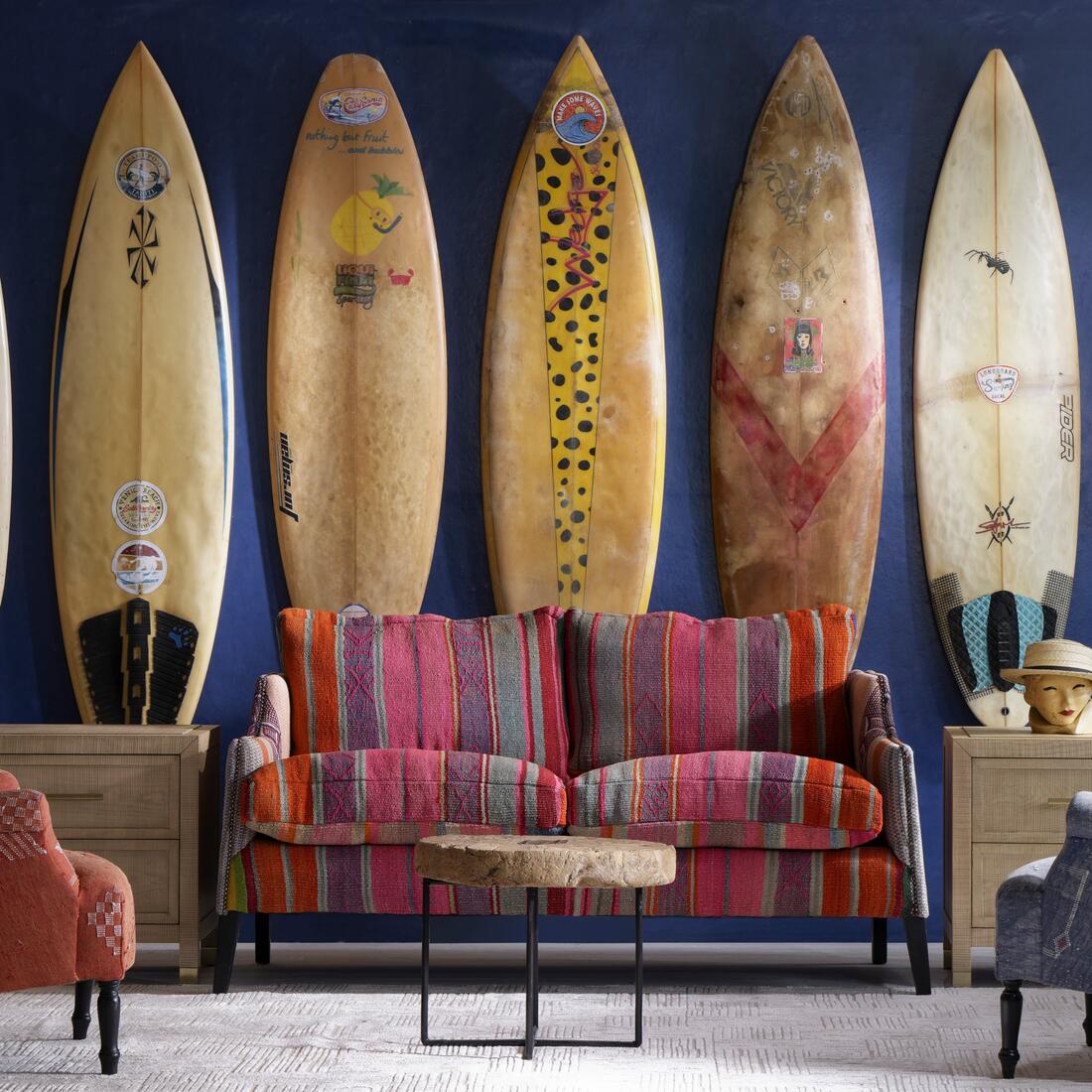 Japan Wallpaper - Navy - Andrew Martin - JANAVY - Premier Wallcovering