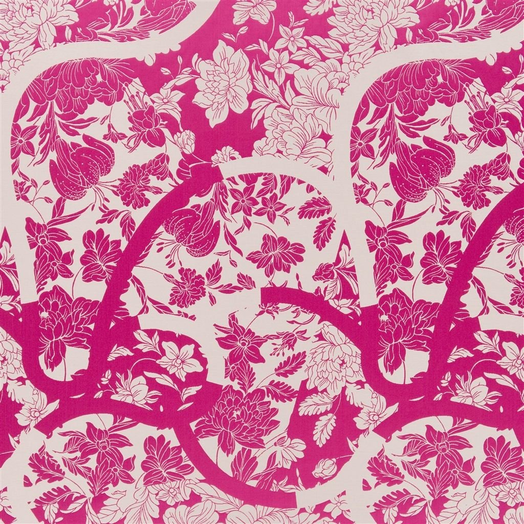 Japoneries Fabric - Bougainvillier - Christian Lacroix - FCL046/02 - Premier Wallcovering
