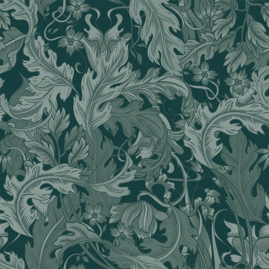 Jard Wallpaper - Juniper and Rustic Green - LAN100177 - Lucie Annabel - Premier Wallcovering