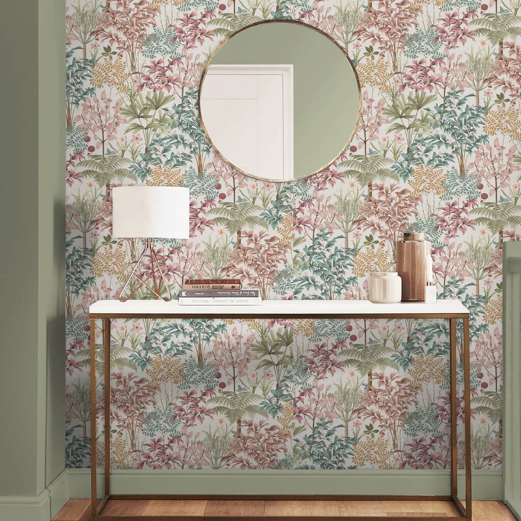 Jardin Botanico Wallpaper - Light - Graham & Brown - 120654 - Premier Wallcovering
