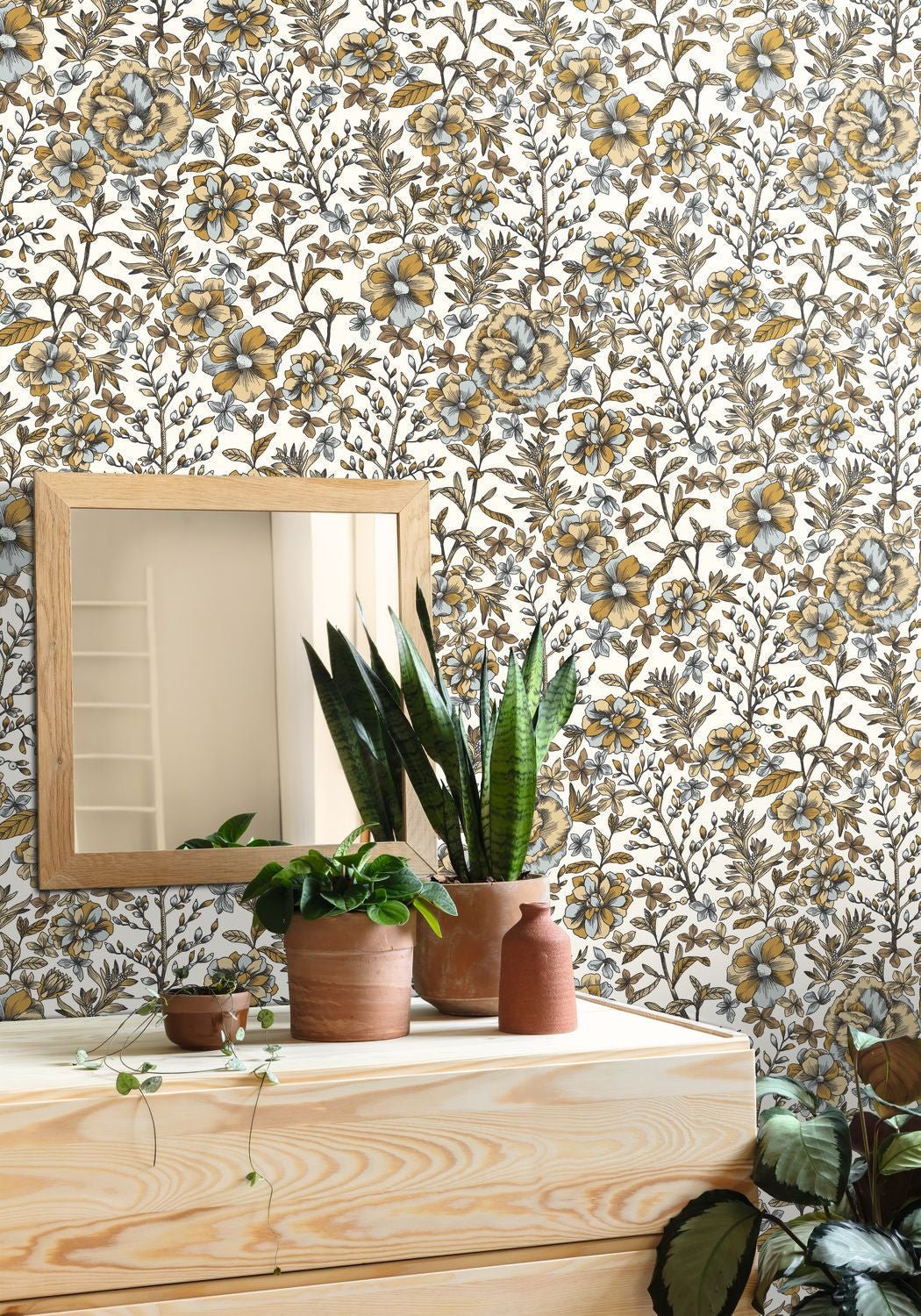 Jardin De Beauregard Wallpaper - Blanc Jonquille - Caselio - 103060223 - Premier Wallcovering