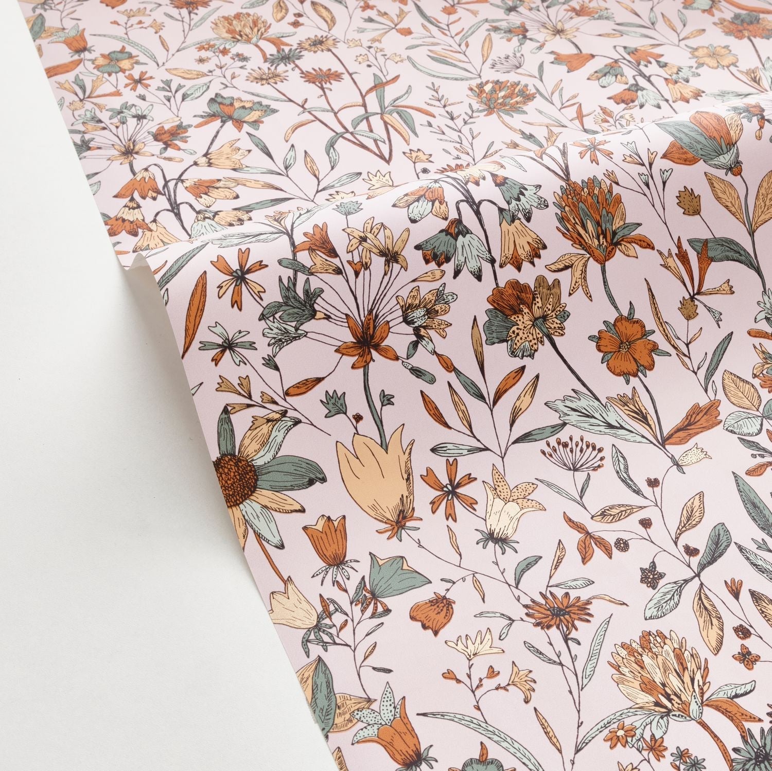 Jardin De Giverny Wallpaper - Rose Orange - Caselio - 103004345 - Premier Wallcovering