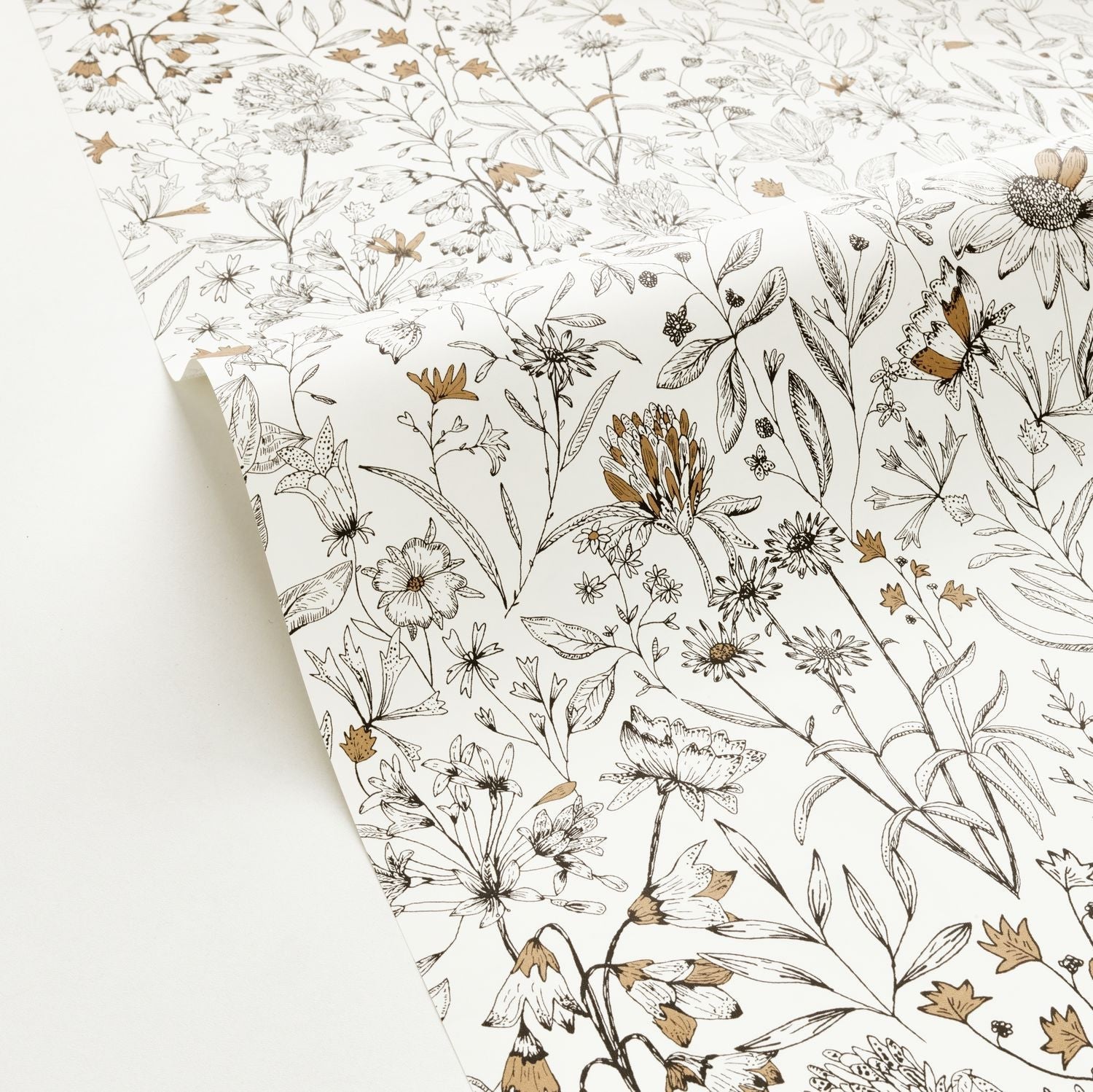 Jardin De Giverny Wallpaper - Blanc Noir - Caselio - 103000215 - Premier Wallcovering
