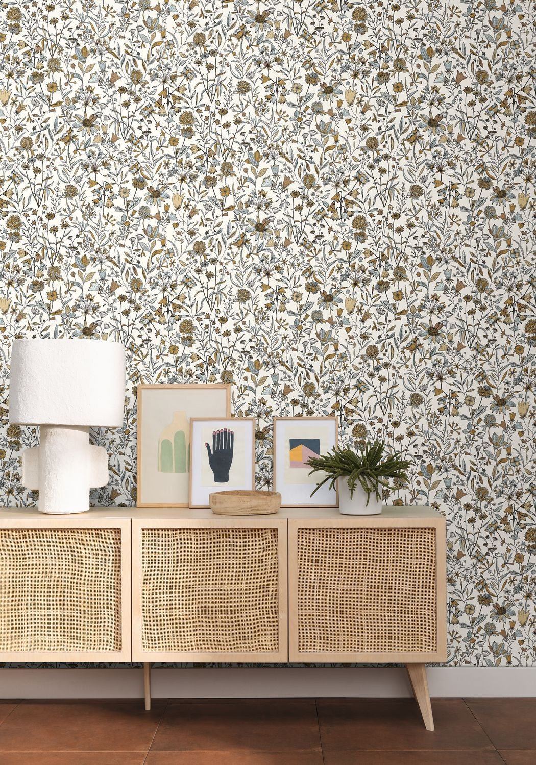 Jardin De Giverny Wallpaper - Blanc - Caselio - 103000635 - Premier Wallcovering