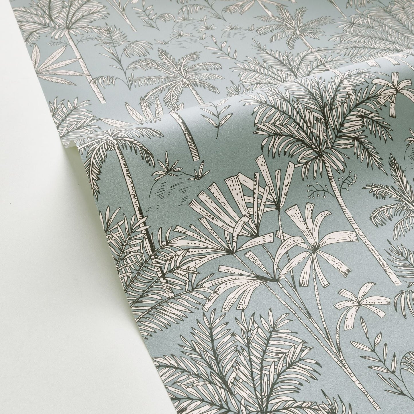 Jardin De Marrakech Wallpaper - Vert De Gris - Caselio - 103037031 - Premier Wallcovering