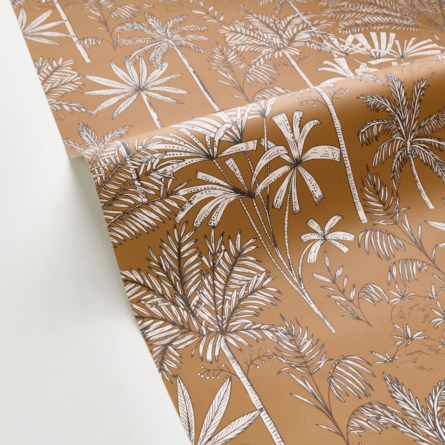 Jardin De Marrakech Wallpaper - Ocre - Caselio - 103032041 - Premier Wallcovering