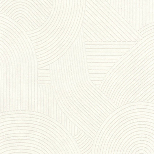Jardin Des Pierres Kyoto Wallpaper - Blanc Polaire - Casadeco - 88750213 - Premier Wallcovering