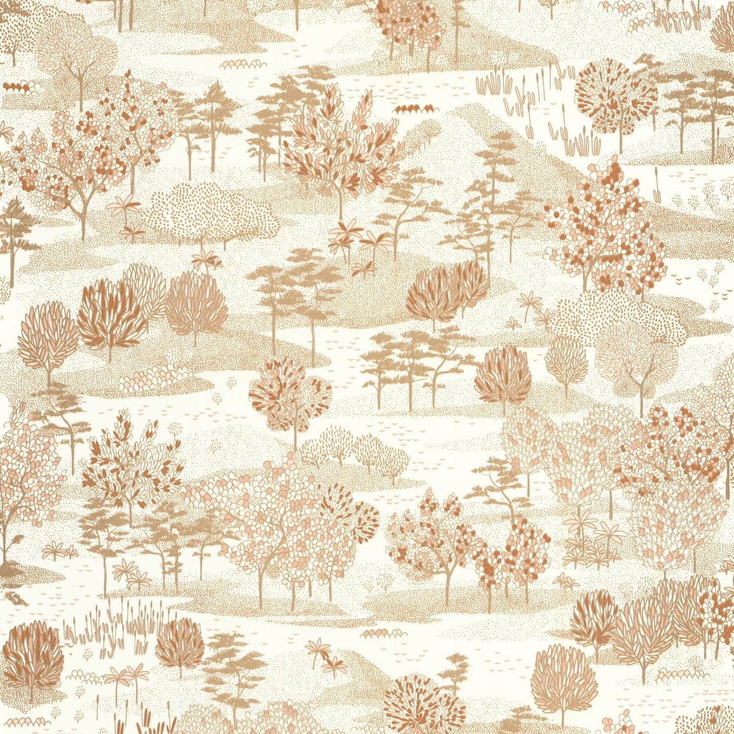 Jardin D'olinda Wallpaper - Blanc - Caselio - 103040234 - Premier Wallcovering
