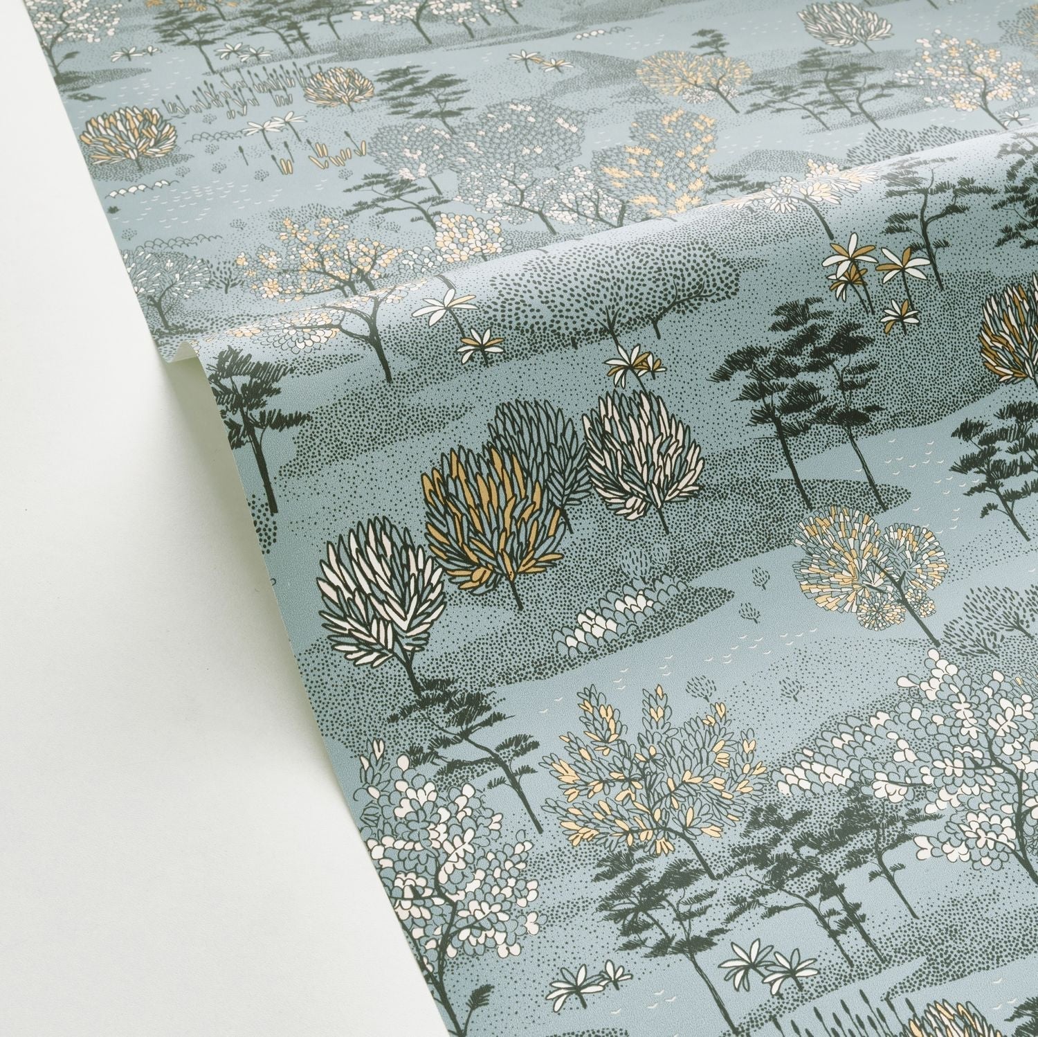 Jardin D'olinda Wallpaper - Vert De Gris - Caselio - 103047954 - Premier Wallcovering