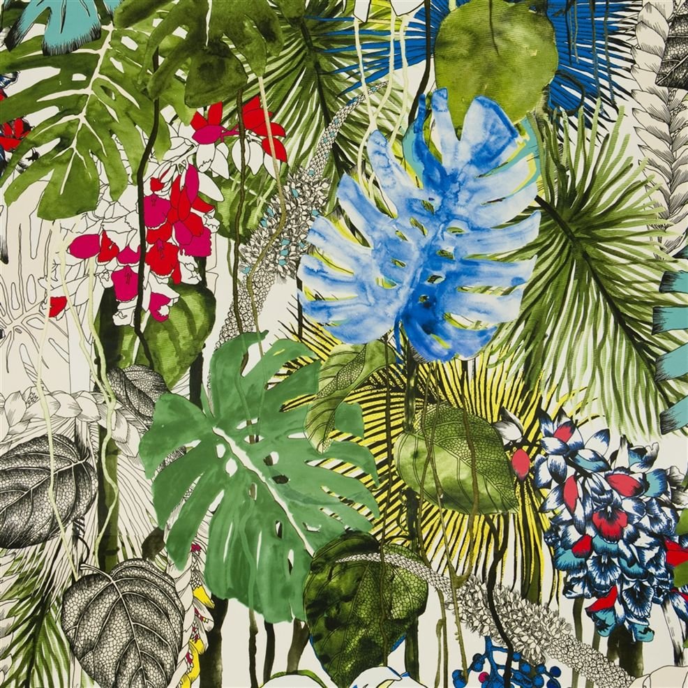 Jardin Exo'chic Fabric - Bougainvillier - Christian Lacroix - FCL039/02 - Premier Wallcovering