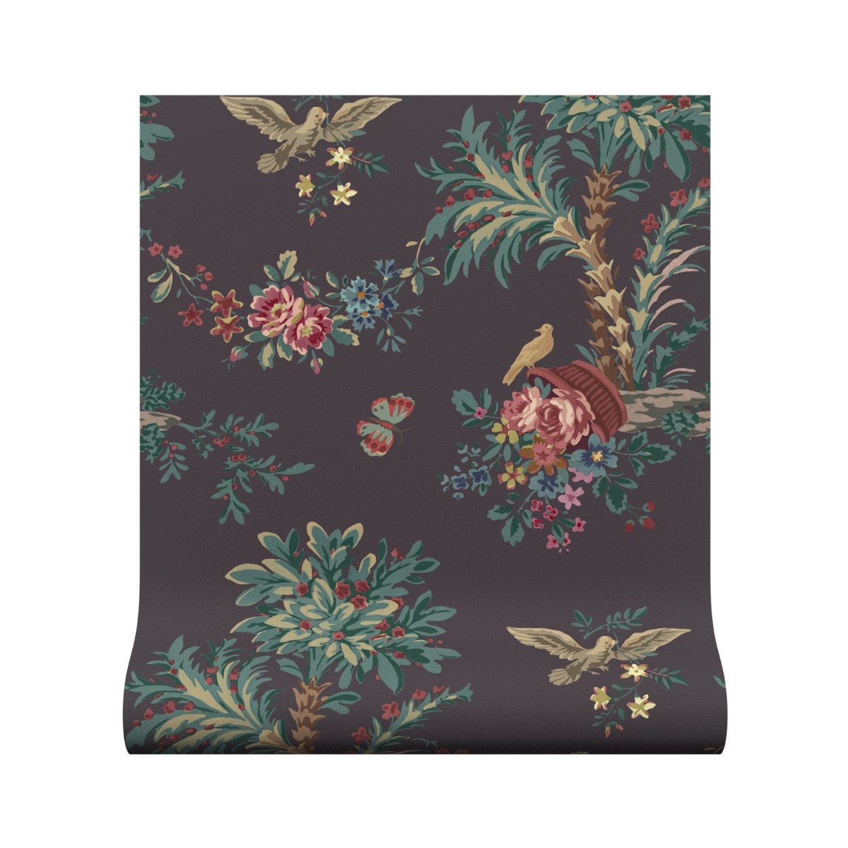 Jardin Provence Wallpaper - Noir - Warner House - Premier Wallcovering