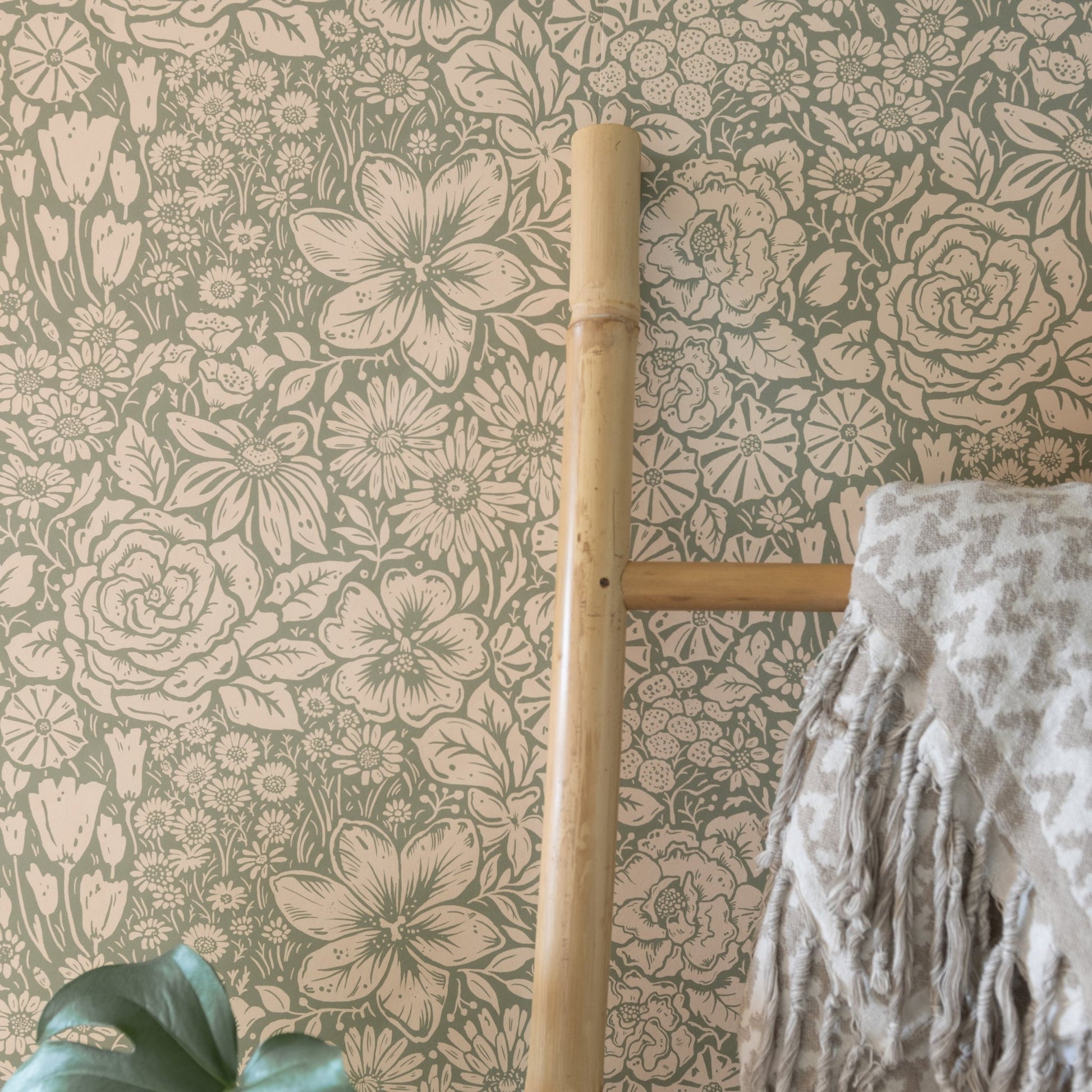 Jardin Wallpaper - Pistachio - Wear The Walls - JAPG8076U52 - Premier Wallcovering