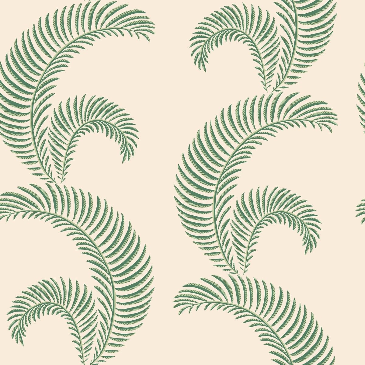 Jasmine Wallpaper - Garden Green - Sandberg - S10439 - Premier Wallcovering