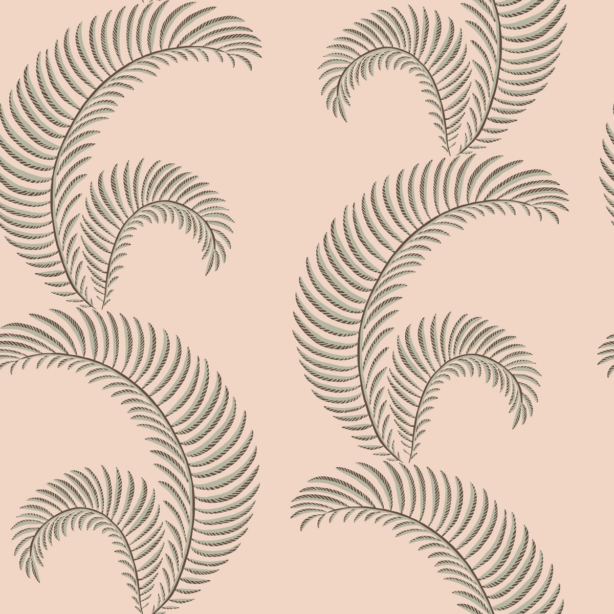 Jasmine Wallpaper - Pink - Sandberg - S10441 - Premier Wallcovering