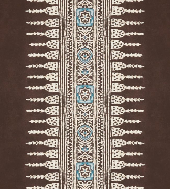 Javanese Stripe Wallpaper - Brown - AT15139 - Anna French - Premier Wallcovering