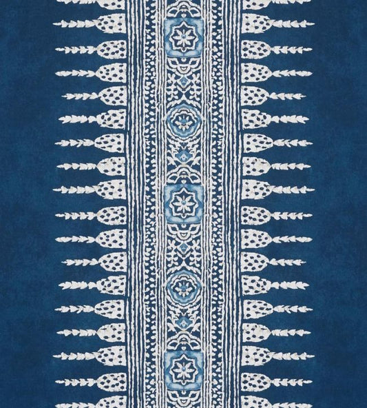 Javanese Stripe Wallpaper - Navy - AT15142 - Anna French - Premier Wallcovering