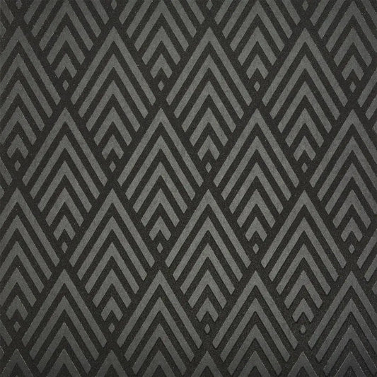 Jazz Age Geometric Wallpaper - Charcoal - Ralph Lauren - PRL5019/04 - Premier Wallcovering