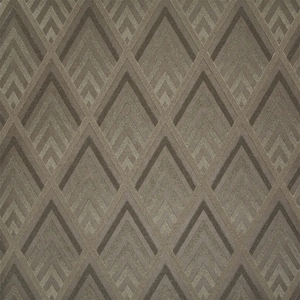 Jazz Age Geometric Wallpaper - Bronze - Ralph Lauren - PRL5019/03 - Premier Wallcovering