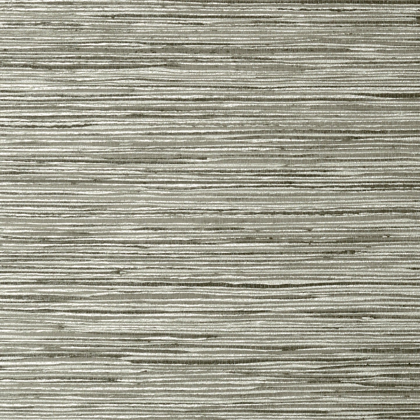 Jindo Grass Wallpaper - Charcoal on Metallic Silver - Thibaut - T75120 - Premier Wallcovering