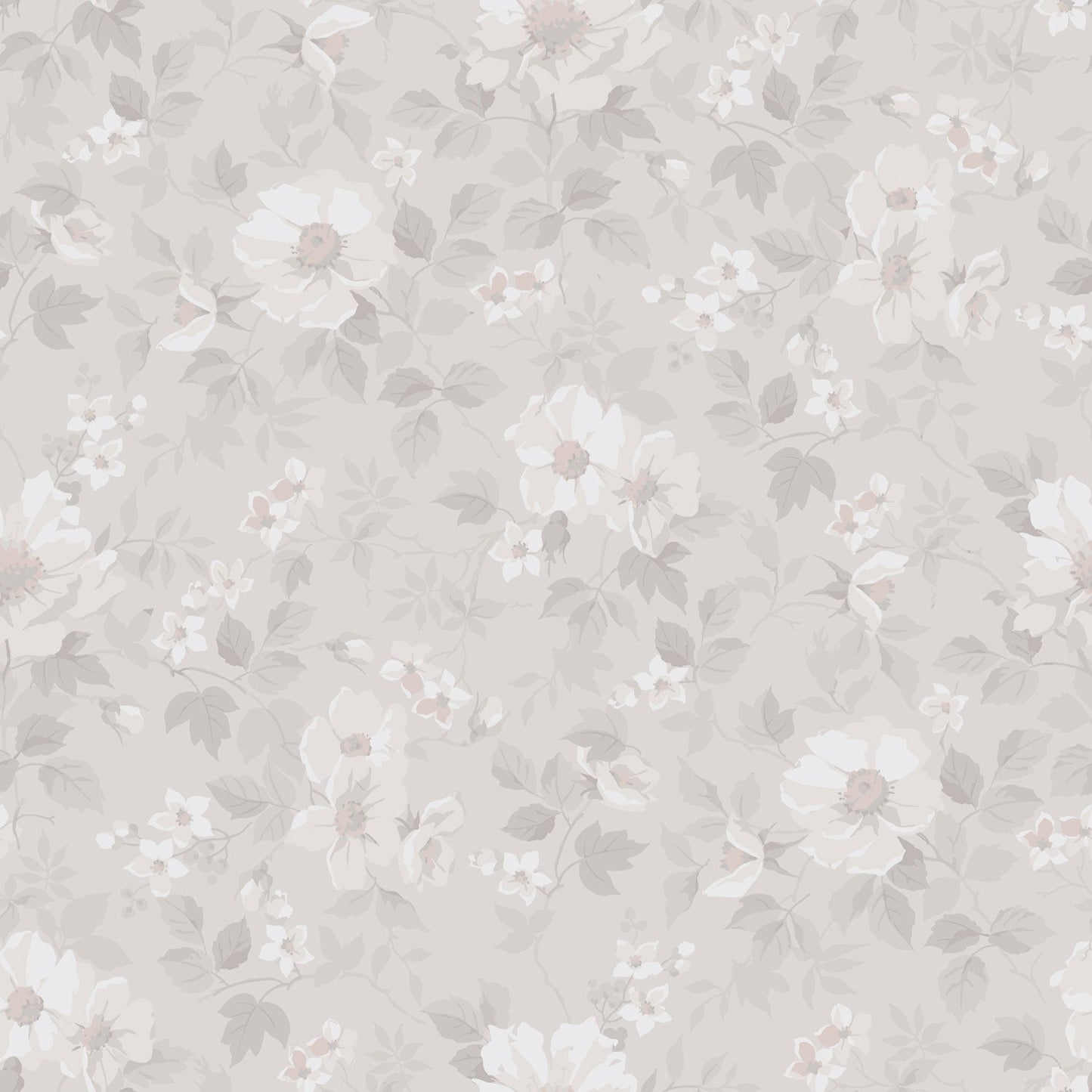 Johanna Wallpaper - Light Gray - Midbec - 92115 - Premier Wallcovering