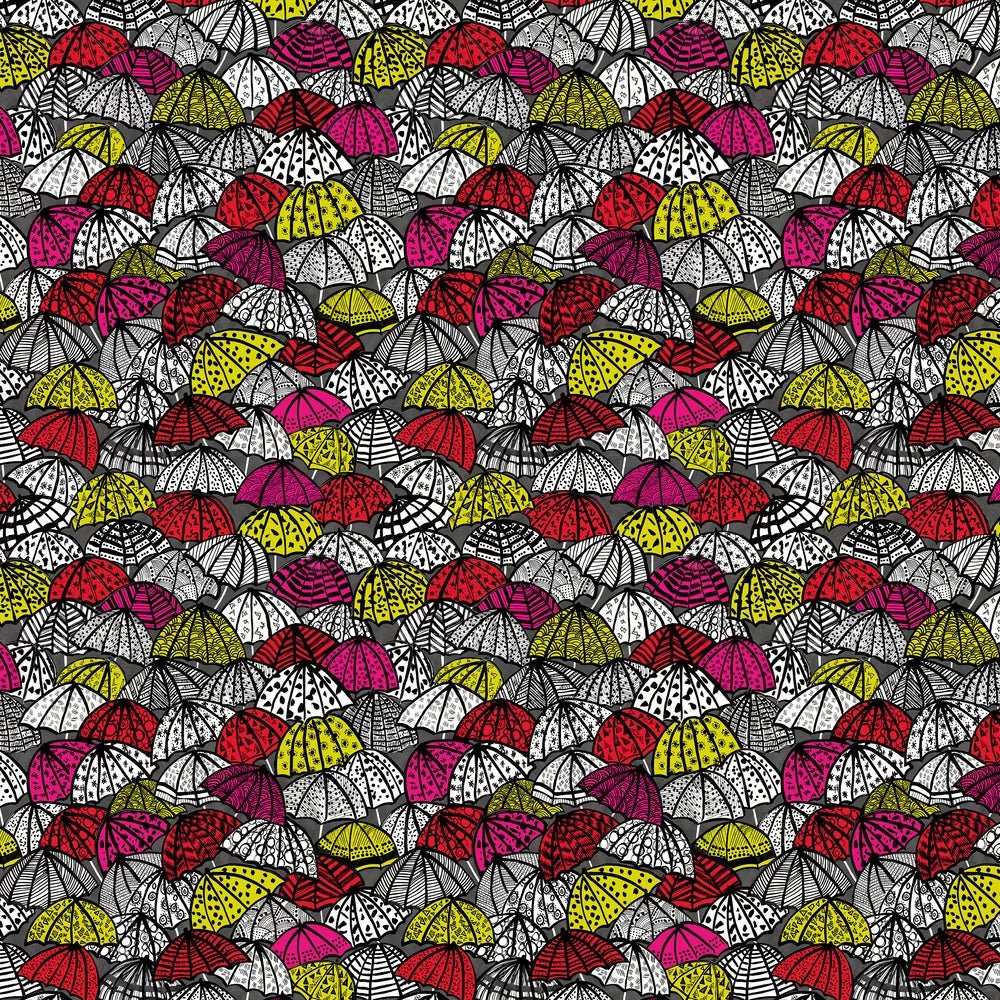 Jolly Brollies Wallpaper - Cherry - Ohpopsi - CEP50116W - Premier Wallcovering