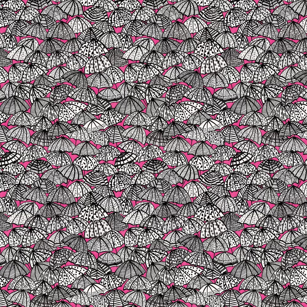 Jolly Brollies Wallpaper - Pop - Ohpopsi - CEP50115W - Premier Wallcovering