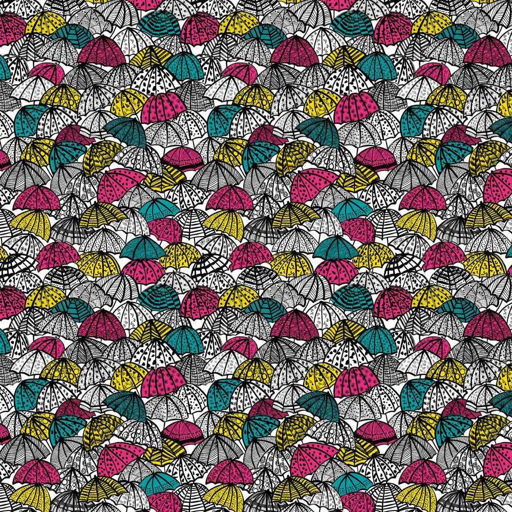 Jolly Brollies Wallpaper - Juicy - Ohpopsi - CEP50118W - Premier Wallcovering