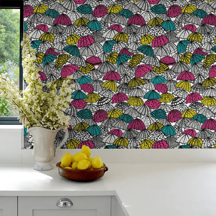 Jolly Brollies Wallpaper - Juicy - Ohpopsi - CEP50118W - Premier Wallcovering