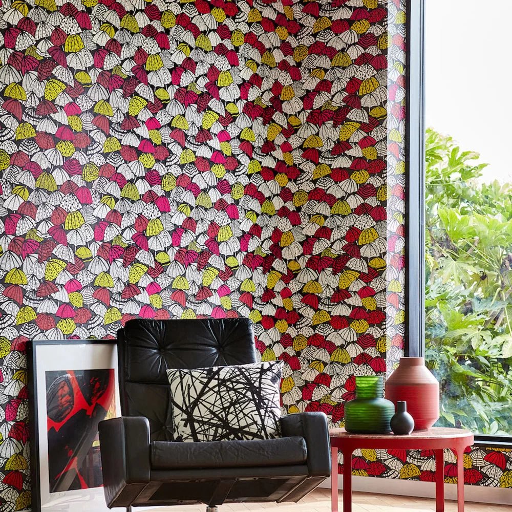 Jolly Brollies Wallpaper - Cherry - Ohpopsi - CEP50116W - Premier Wallcovering