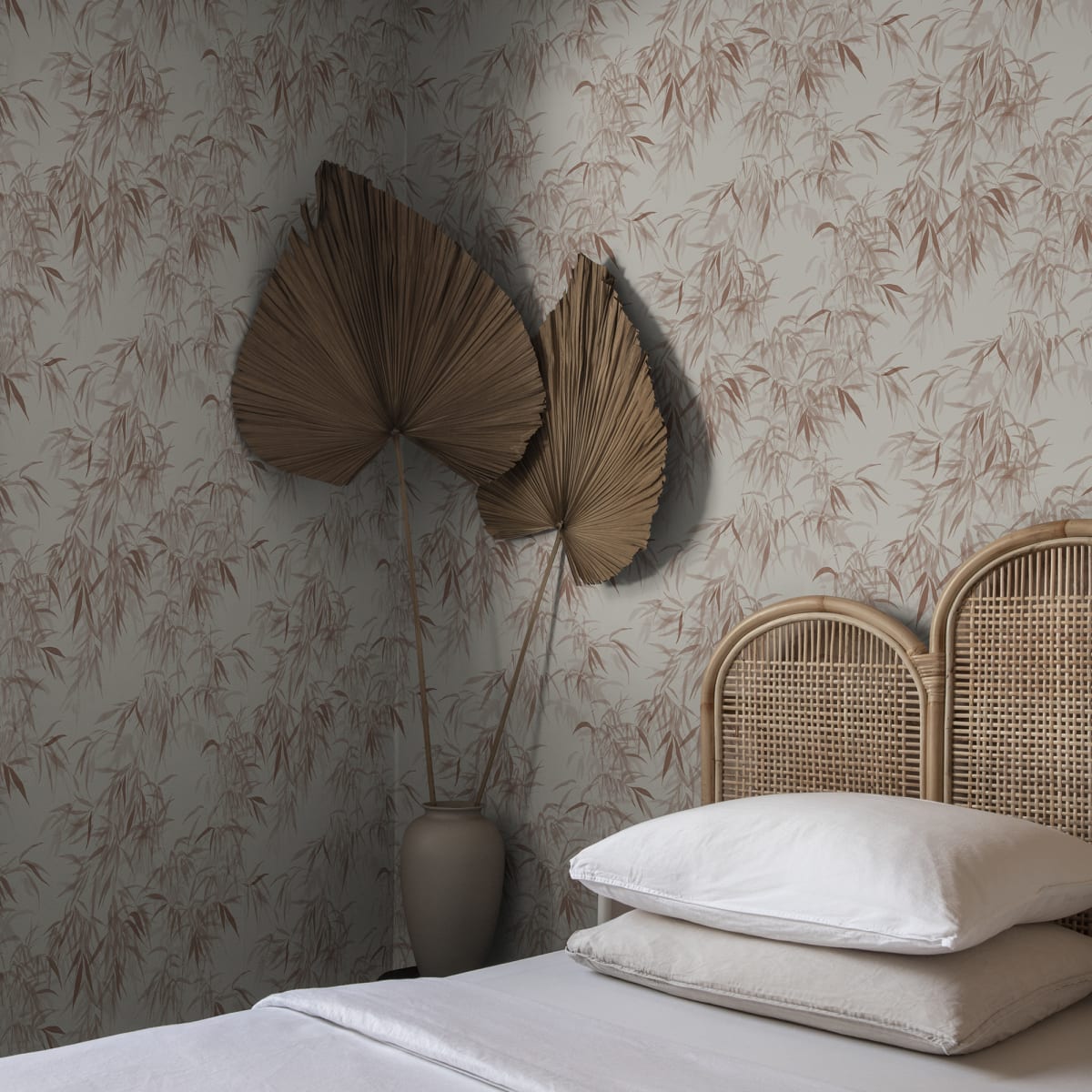 Jon Wallpaper - Burgundy - Sandberg - S10114 - Premier Wallcovering