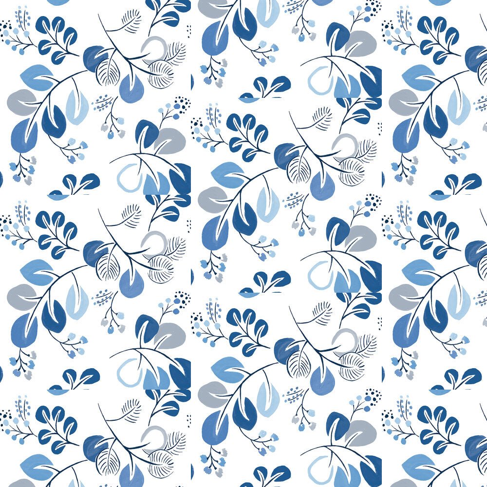 Jonah Wallpaper - Blue - A Street Prints - FD26566 - Premier Wallcovering