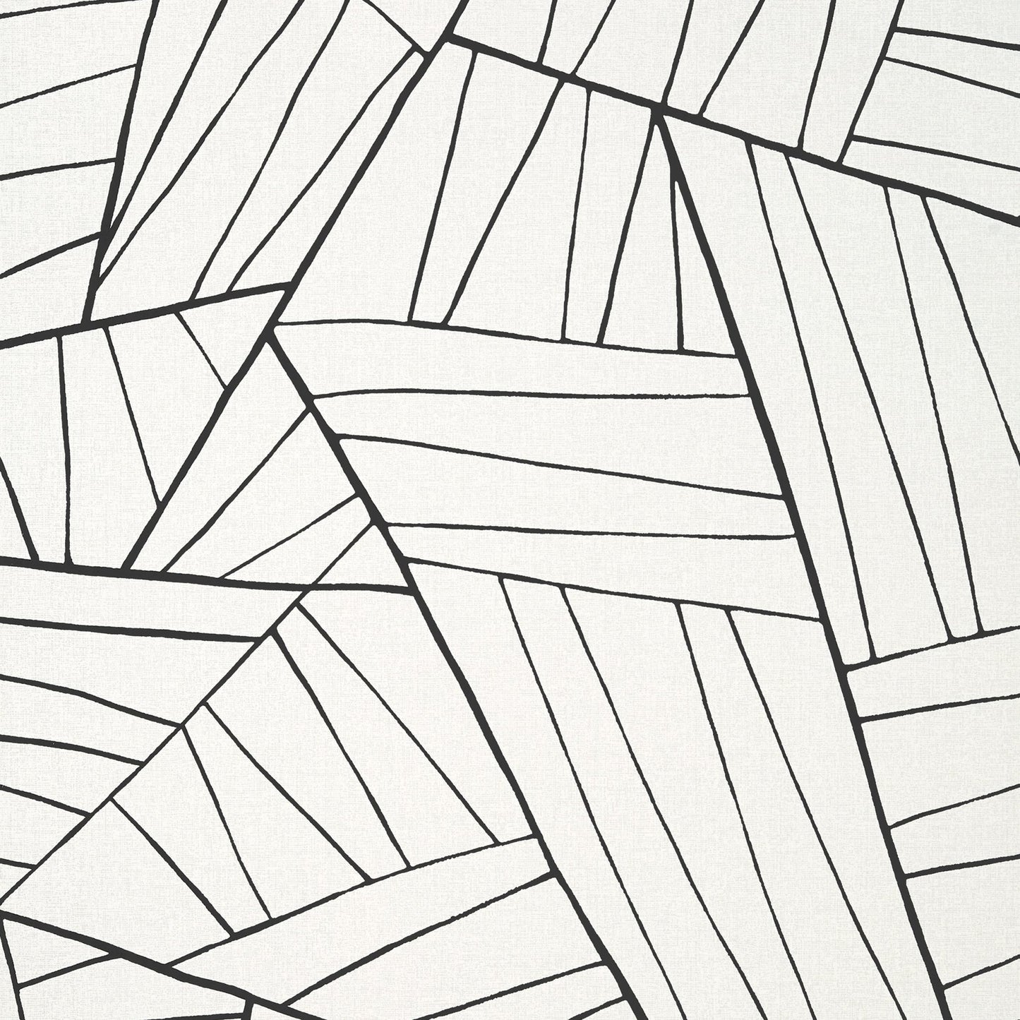 Jordan Wallpaper - Black on White - Thibaut - T10444 - Premier Wallcovering