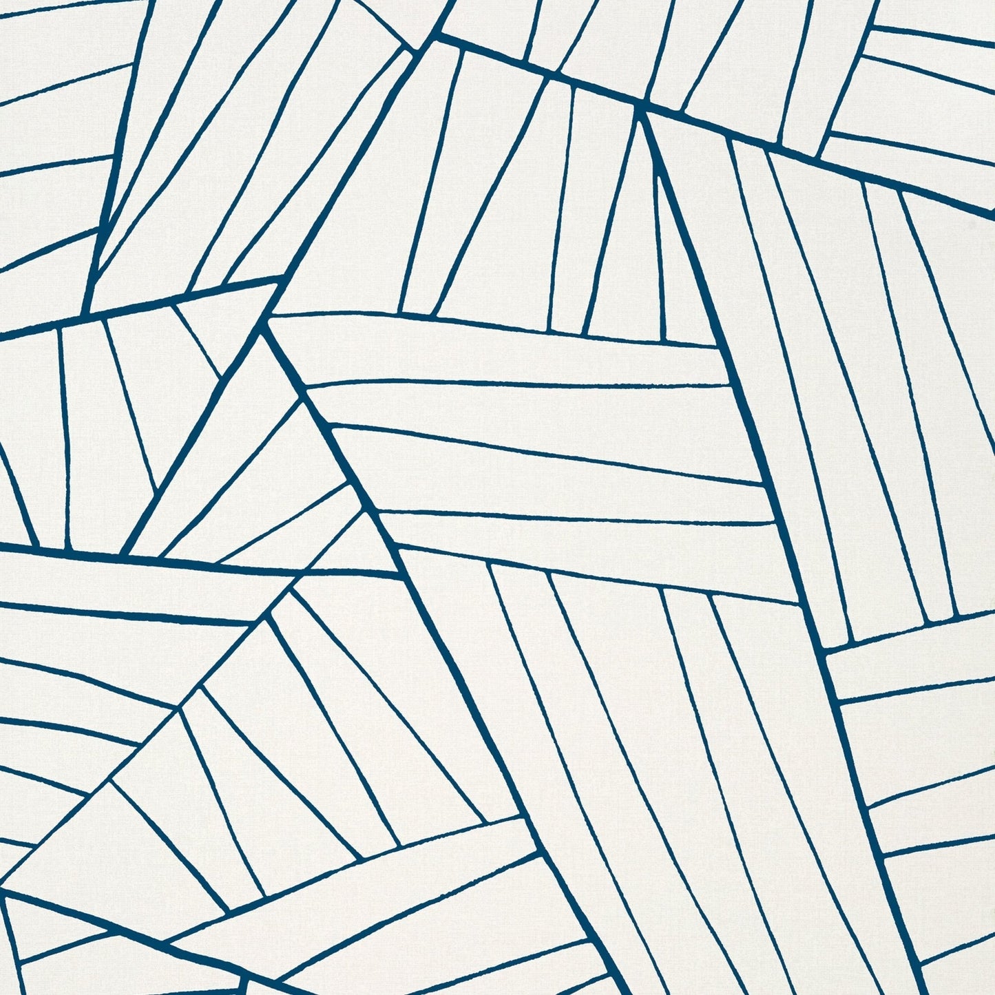 Jordan Wallpaper - Navy on White - Thibaut - T10443 - Premier Wallcovering