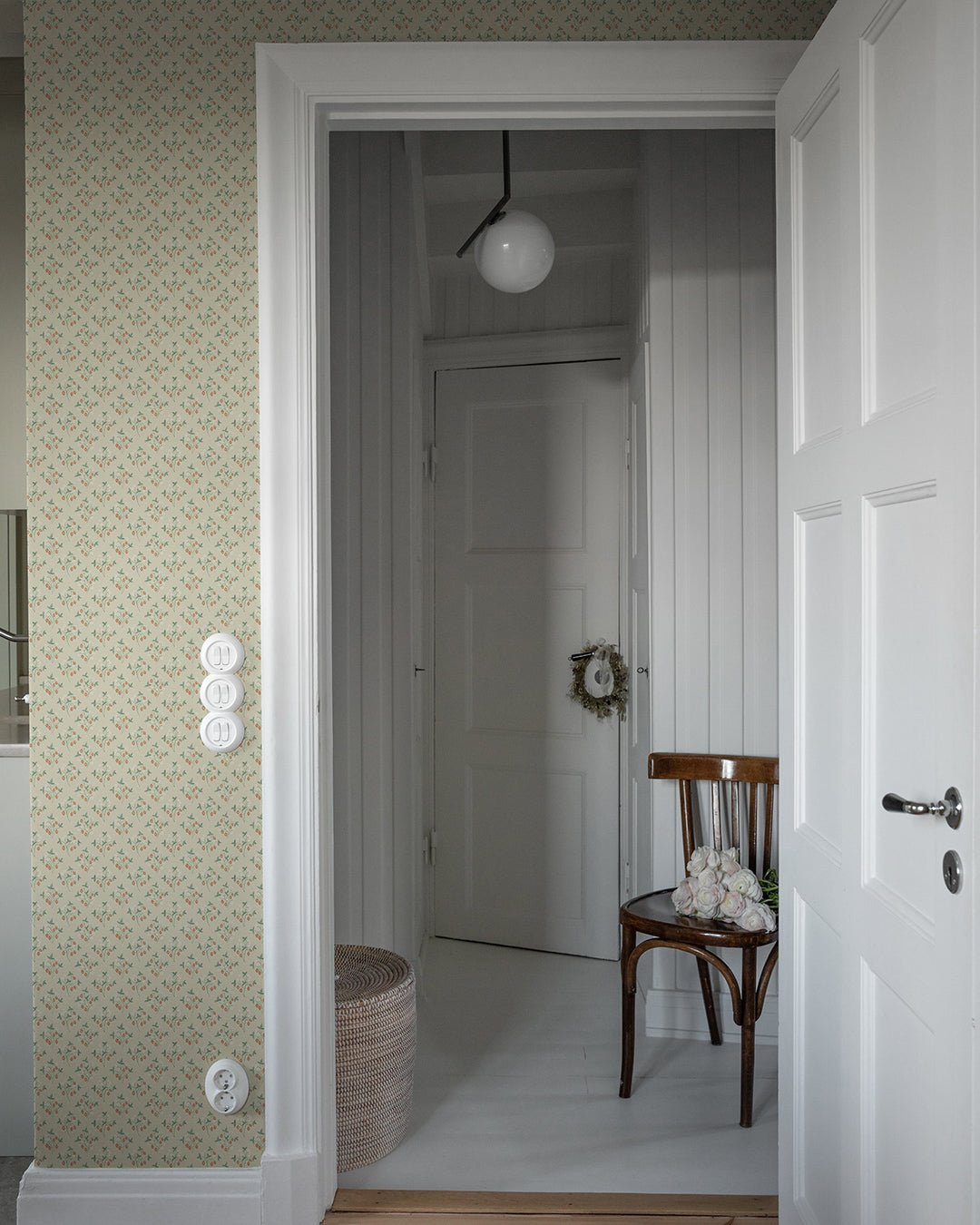 Jordgubbar Wallpaper - Beige - Midbec - 43124 - Premier Wallcovering