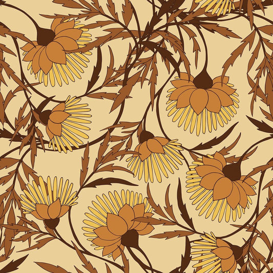 Josephine Wallpaper - Warm Vintage Tones - Lust Home - LH900495 - Premier Wallcovering