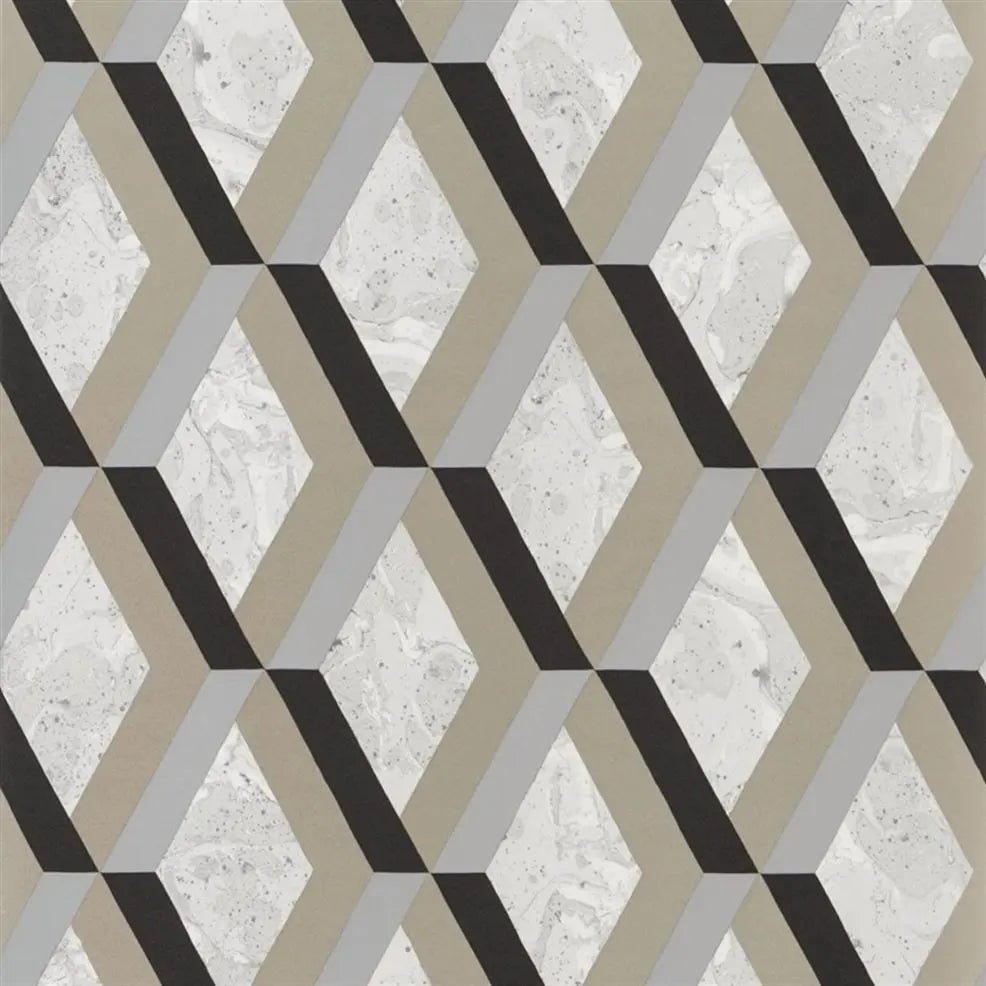 Jourdain Wallpaper - Noir - Designers Guild - PDG1054/05 - Premier Wallcovering