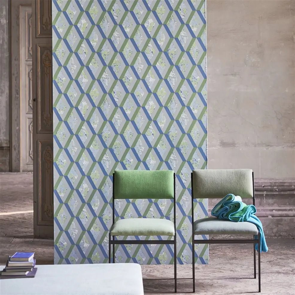 Jourdain Wallpaper - Cobalt - Designers Guild - PDG1054/08 - Premier Wallcovering