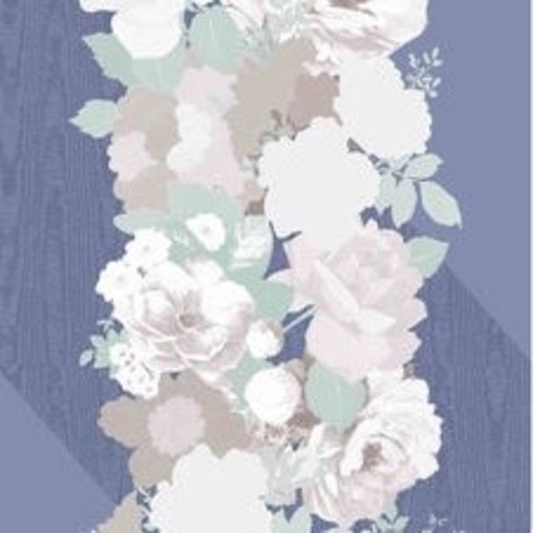 Joy Wallpaper - Blue - Graham & Brown - 102765 - Premier Wallcovering