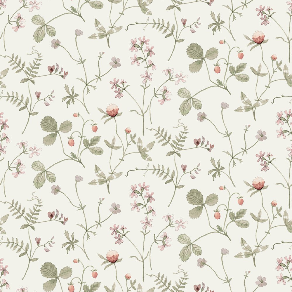 Julia Wallpaper - White - Midbec - 27008 - Premier Wallcovering