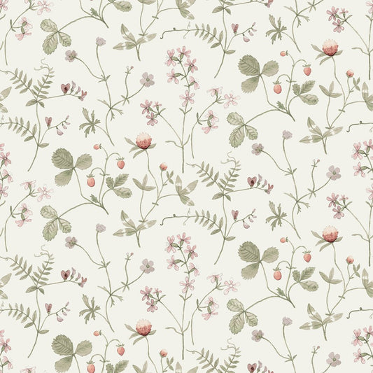 Julia Wallpaper - White - Midbec - 27008 - Premier Wallcovering