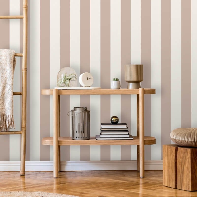 Juliette Stripe Wallpaper - Pink - Fine Décor - FD43456 - Premier Wallcovering