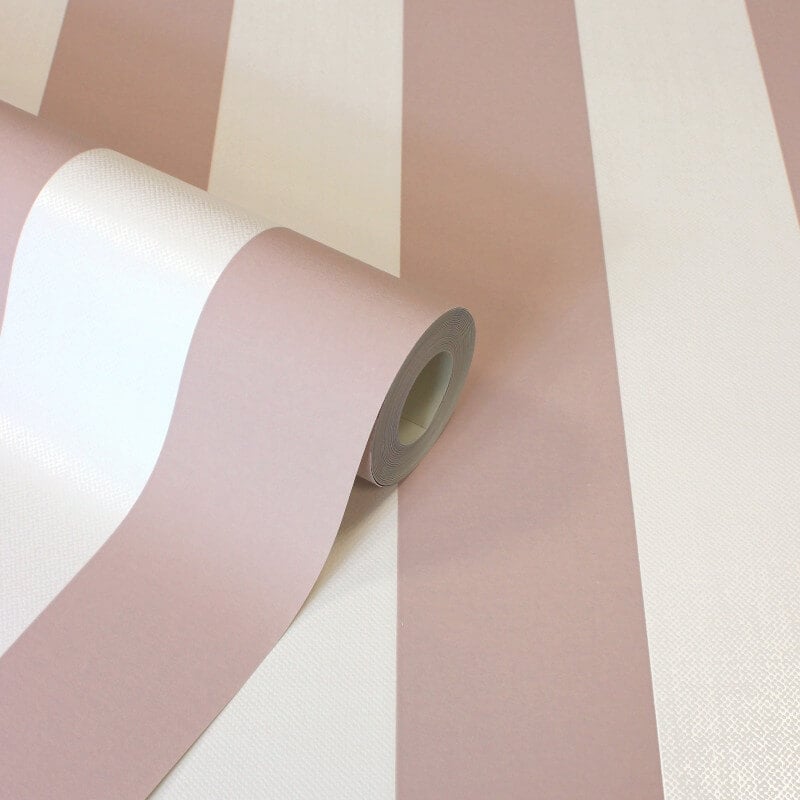 Juliette Stripe Wallpaper - Pink - Fine Décor - FD43456 - Premier Wallcovering