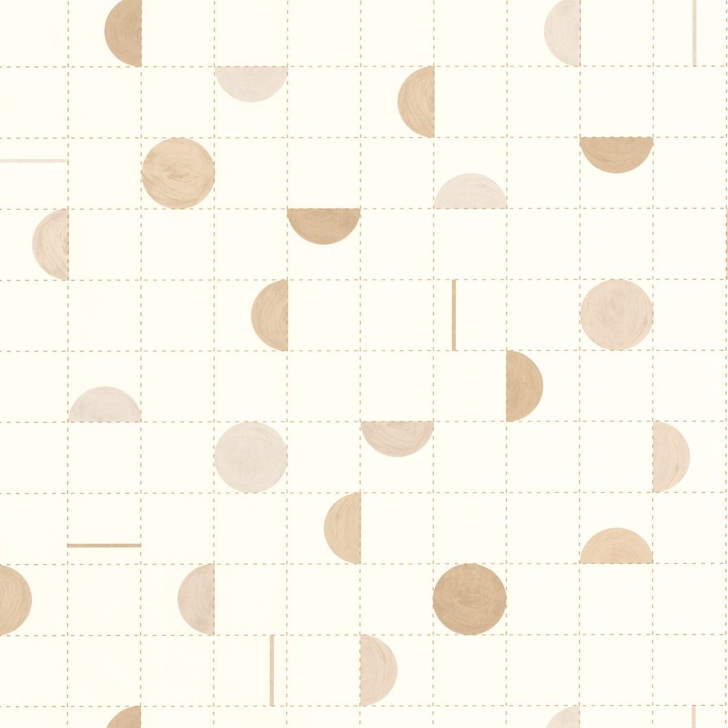Jump Around Wallpaper - Beige Blanc - Caselio - 102861020 - Premier Wallcovering