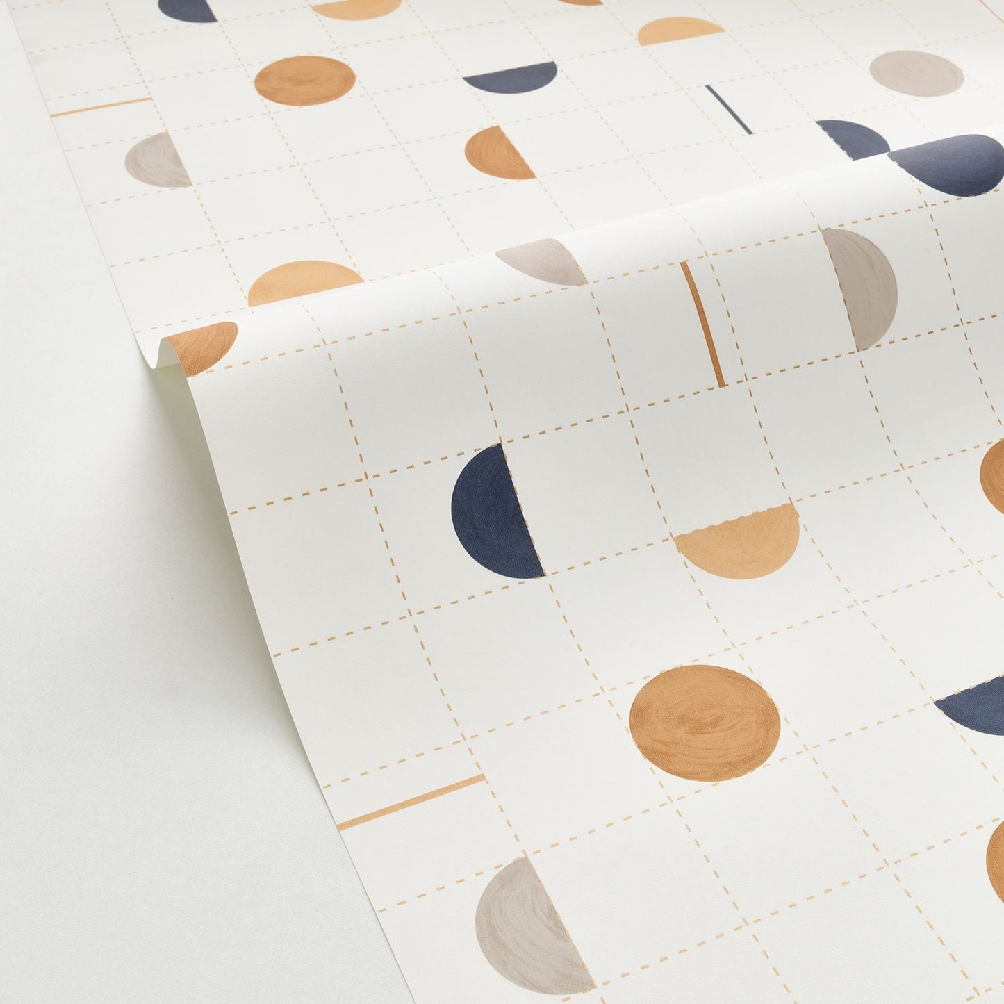 Jump Around Wallpaper - Bleu Minuit - Caselio - 102866125 - Premier Wallcovering