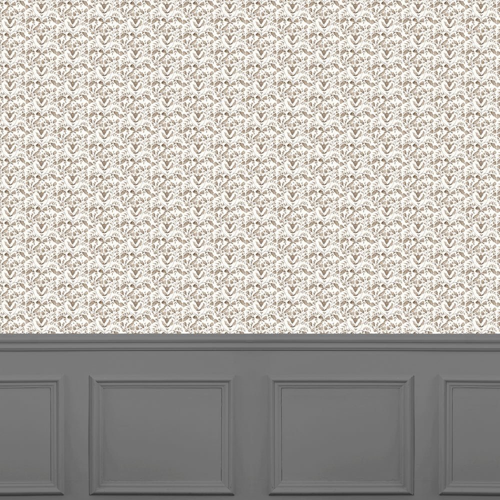 Juna Wallpaper - Stone - Voyage Maison - JUNA/WPO/STO - Premier Wallcovering