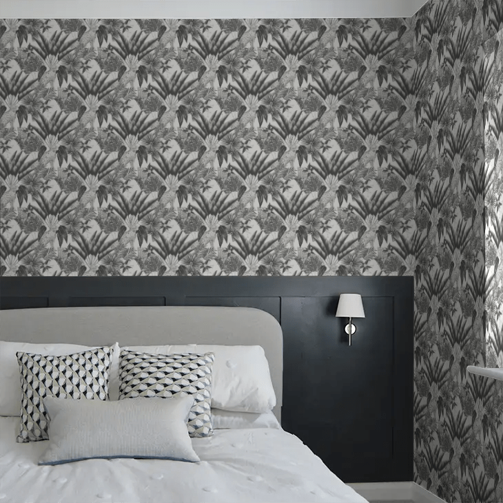 Jungle Cheetah Wallpaper - Raven - Ohpopsi - LBK50122W - Premier Wallcovering