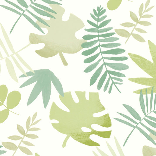 Jungle Jumble Wallpaper - Green - Villa Nova - W585/01 - Premier Wallcovering