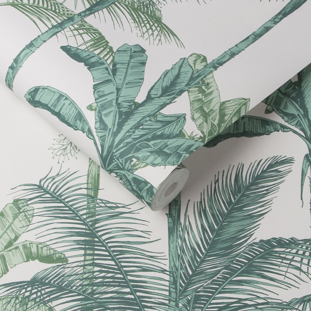 Jungle Wallpaper - Luscious Green - Graham & Brown - 105913 - Premier Wallcovering